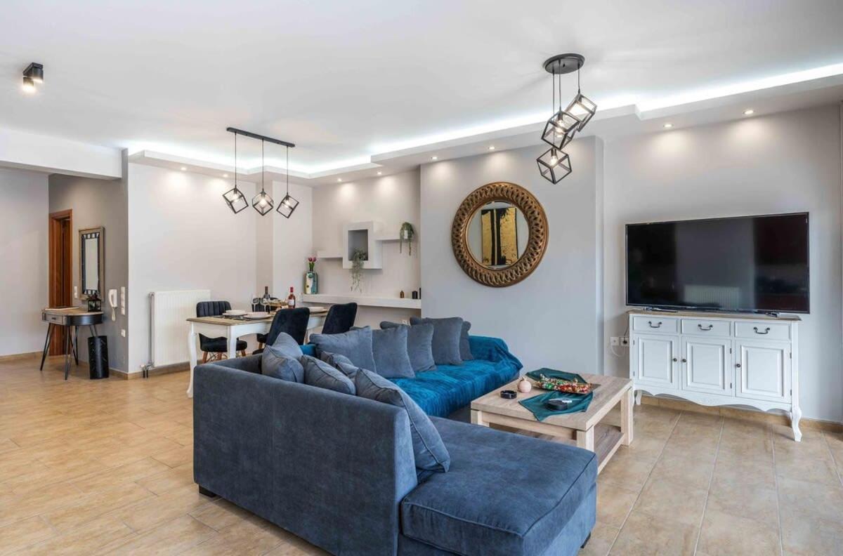 Sitia Panoramic Penthouse - Close To Sandy Beach - Private Parking Exterior foto